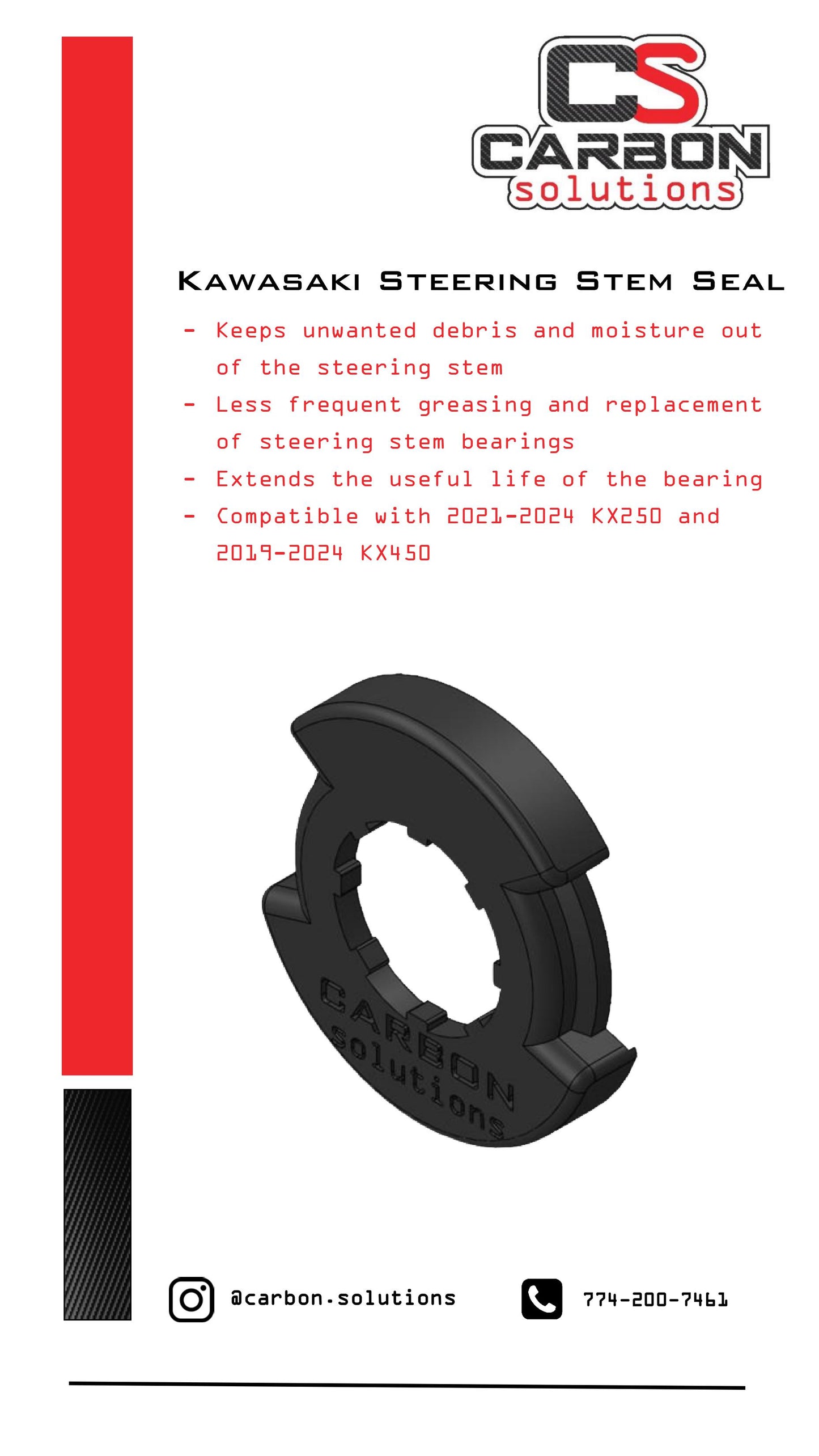 Kawasaki Steering Stem Seal